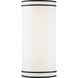 Glamour LED 11.31 inch Matte Black Flush Mount Ceiling Light