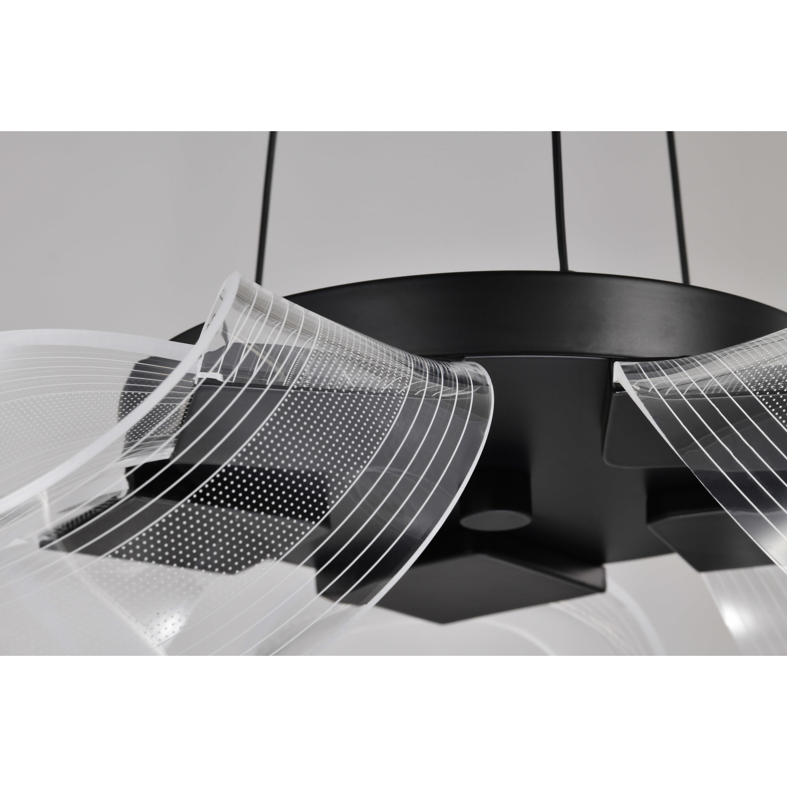 Barnett LED 20.88 inch Matte Black Chandelier Ceiling Light