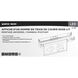 Running Man Brushed Aluminum Exit Sign