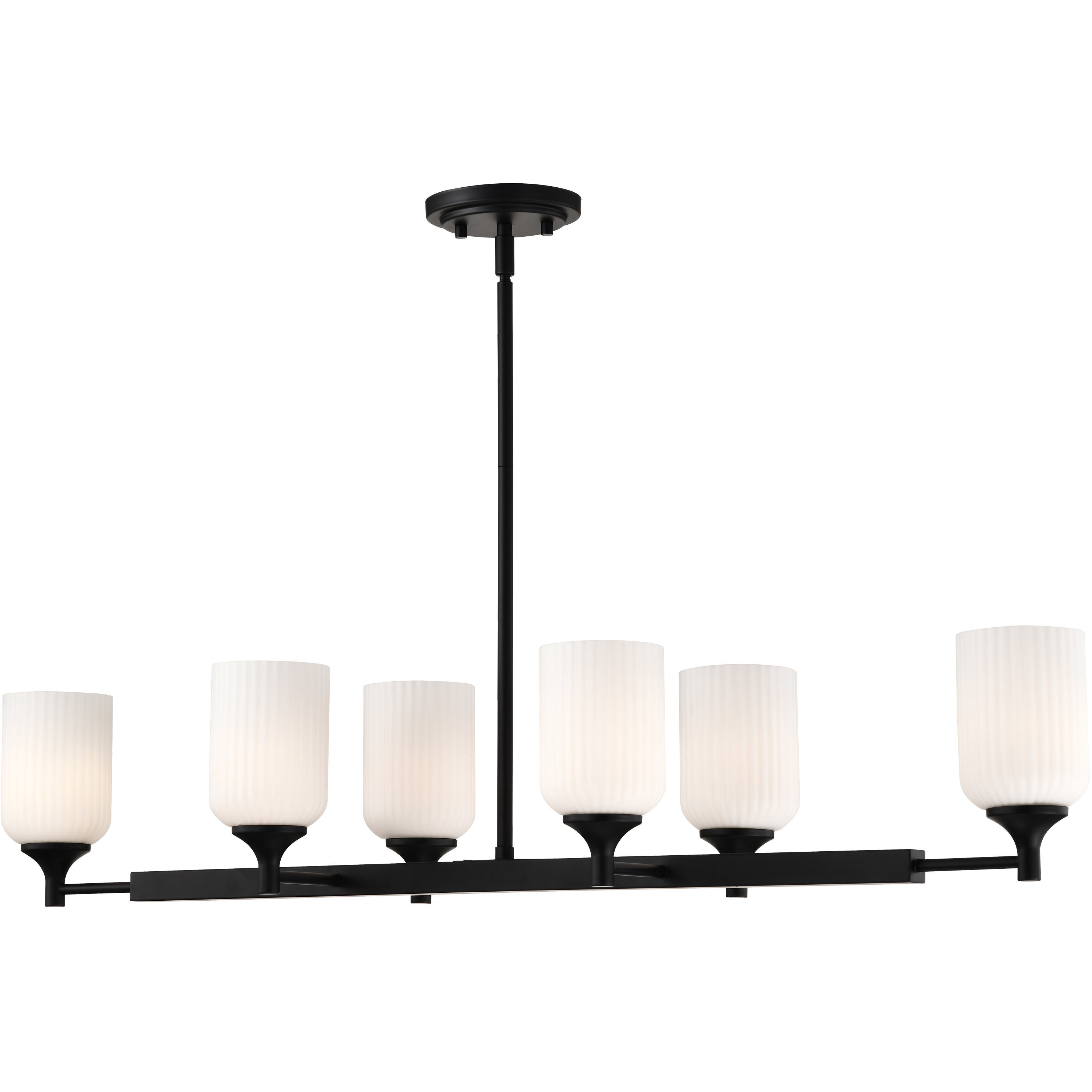 Solara 12 inch Matte Black Pendant Ceiling Light