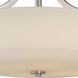 Laguna 4 Light 19.5 inch Brushed Nickel Pendant Ceiling Light