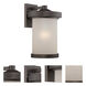 Diego LED 14 inch Mahogany Bronze Outdoor Wall Light