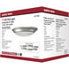 Brentwood LED 7.4 inch Brushed Nickel LED Disk Light Ceiling Light
