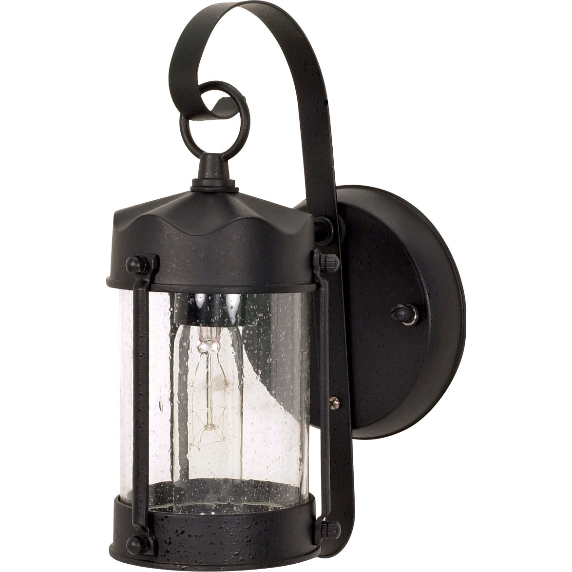 Brentwood 1 Light 11 inch Textured Black Outdoor Wall Fixture
