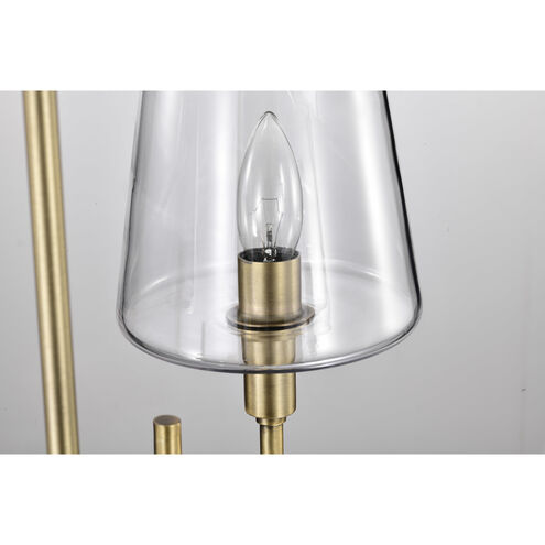Brookside 4 Light 24 inch Vintage Brass Chandelier Ceiling Light