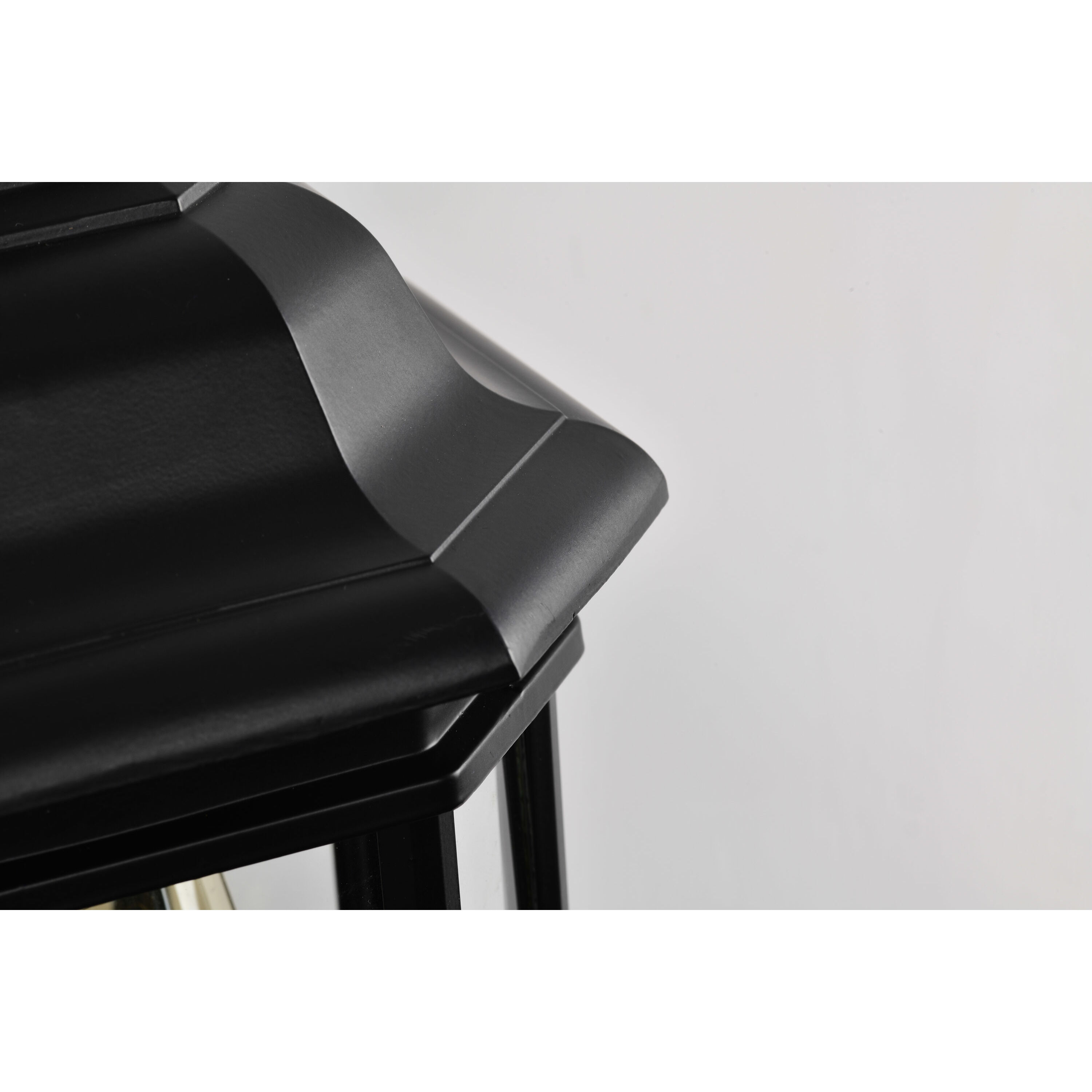 Hopkins 12 inch Matte Black Outdoor Wall Lantern, Small