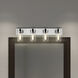 Intersection 4 Light 30 inch Polished Nickel Bathroom Vanity Lights Wall Light