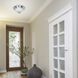 Brentwood 2 Light 11 inch Brushed Nickel Flush Mount Ceiling Light