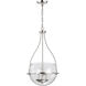 Amado 3 Light 14 inch Polished Nickel Pendant Ceiling Light