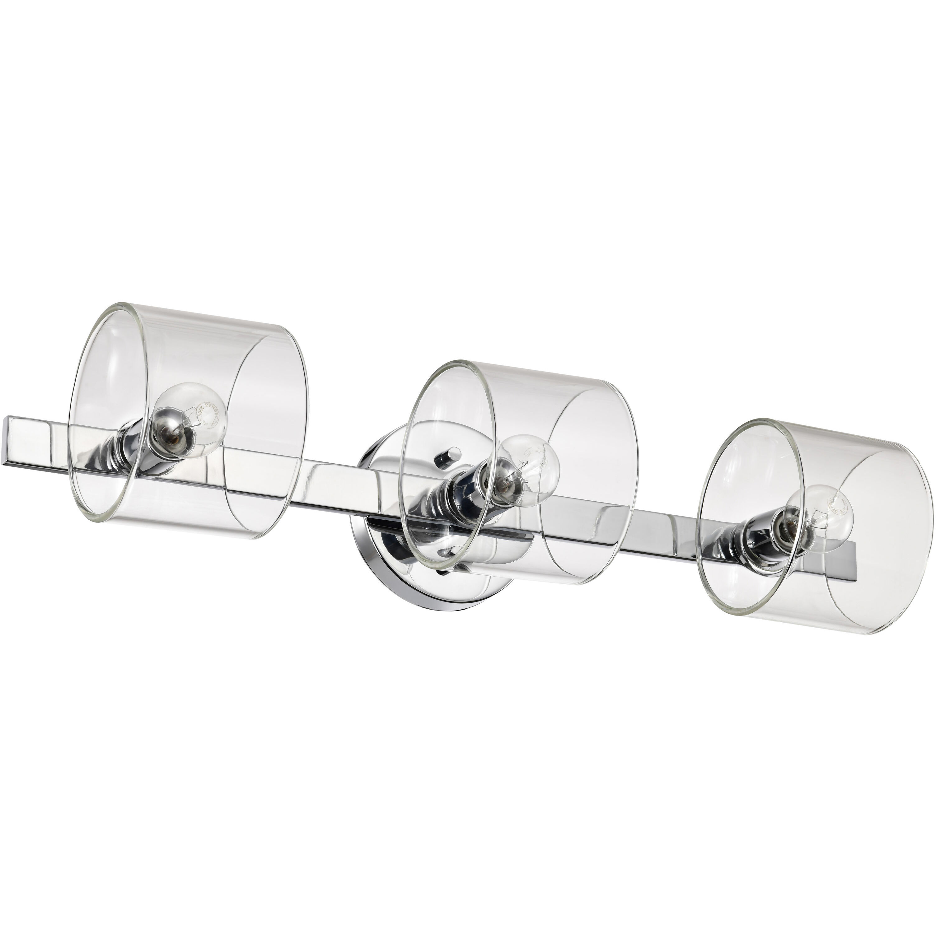 Marlowe 3 Light 24 inch Polished Nickel Vanity Light Wall Light