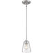 Bransel 1 Light 5 inch Brushed Nickel Pendant Ceiling Light