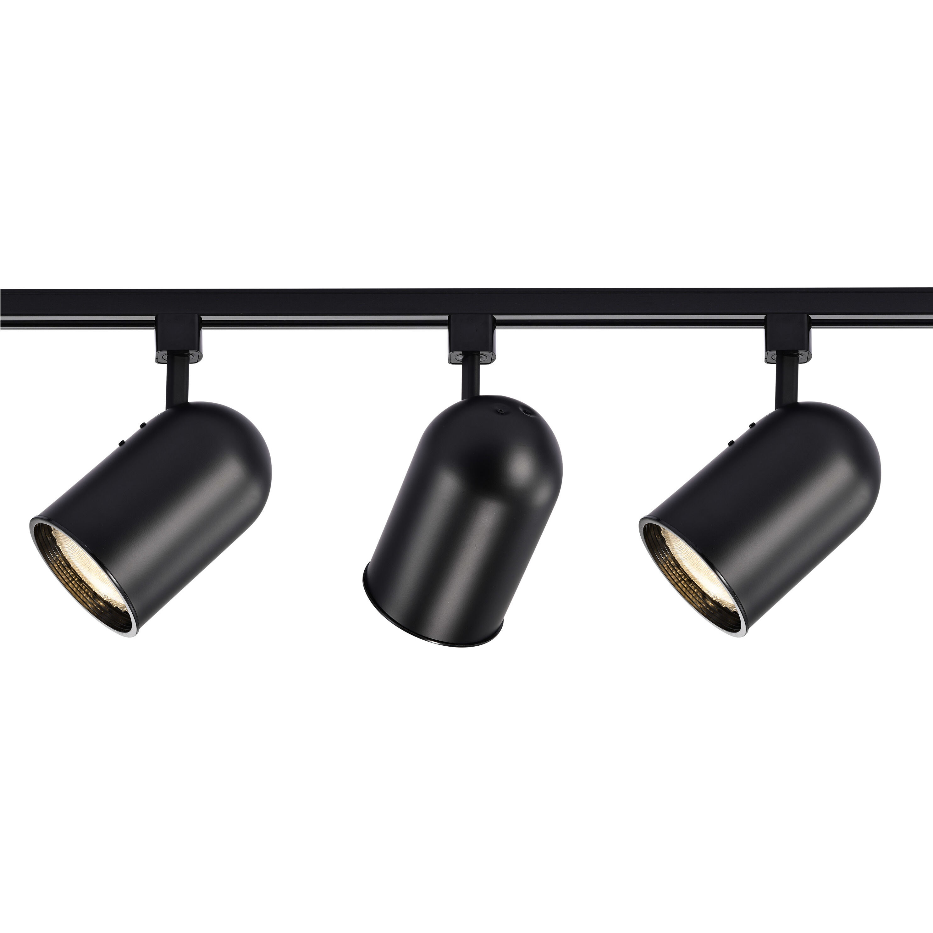 Brentwood 3 Light 120V Black Track Lighting Ceiling Light