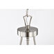 Boliver 3 Light 14.13 inch Brushed Nickel Pendant Ceiling Light