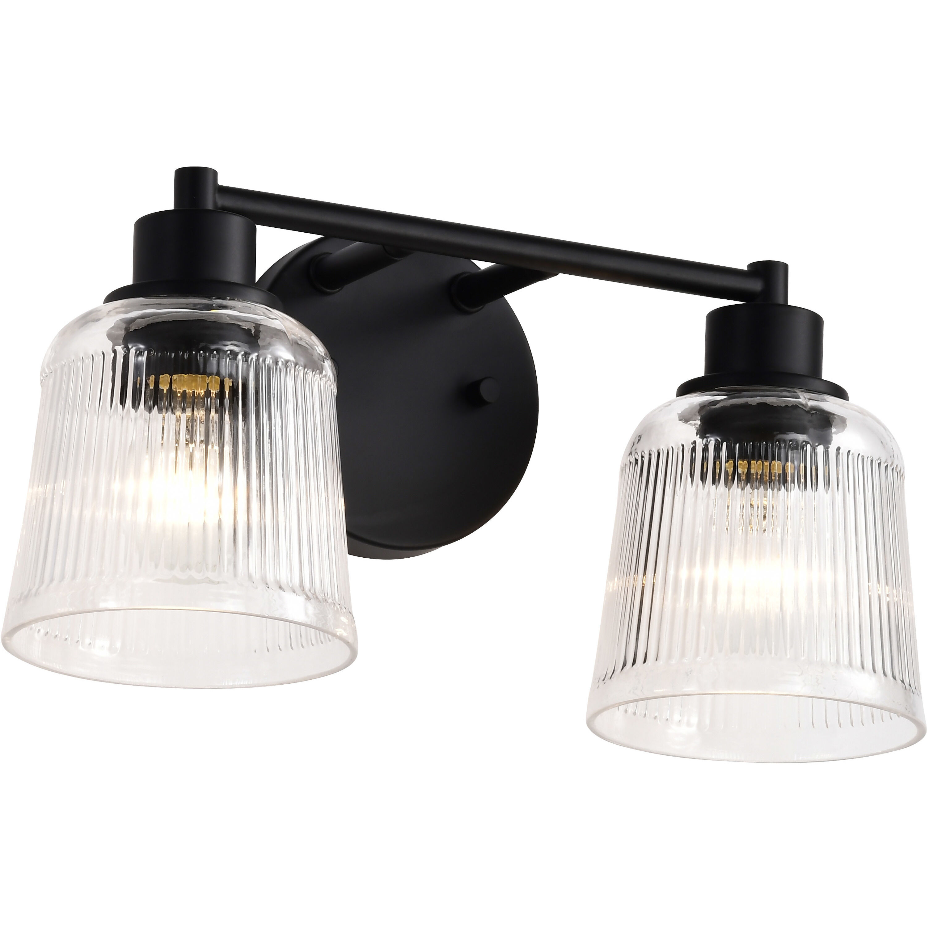 Grayson 14.5 inch Matte Black Vanity Wall Light