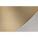 Corrine LED 18 inch Burnished Brass Pendant Ceiling Light
