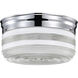 Brentwood 2 Light 10 inch Polished Chrome Flush Mount Ceiling Light