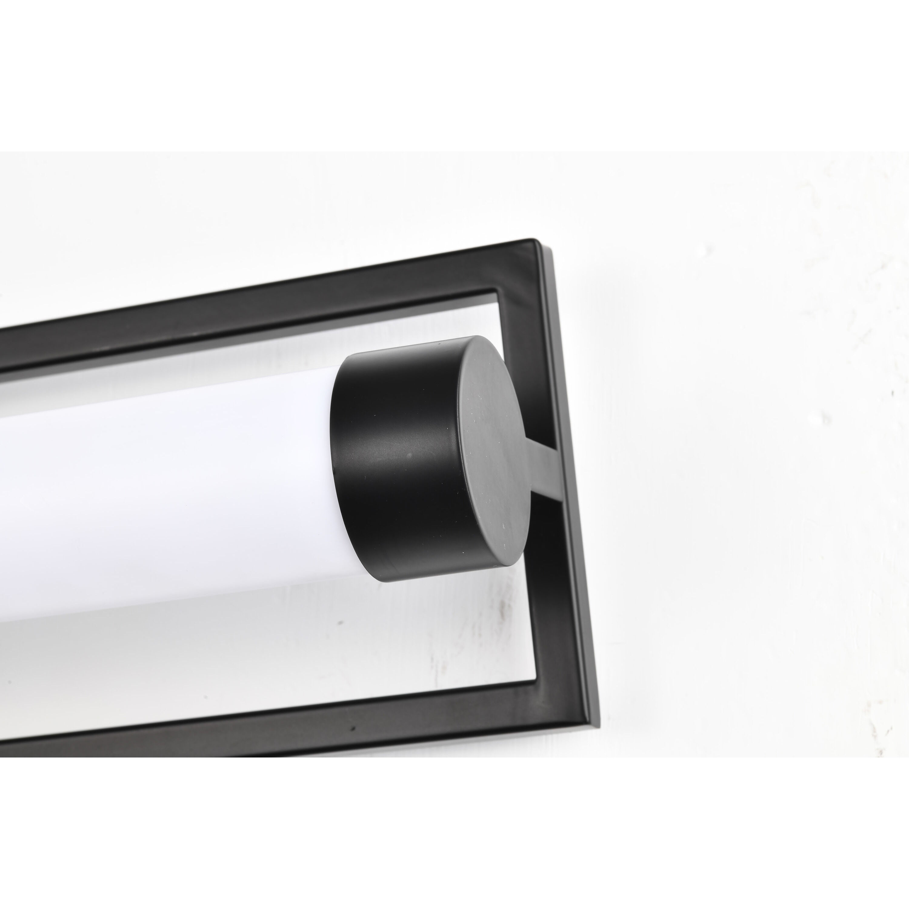 Canal LED 36 inch Matte Black Bath Vanity Light Wall Light