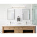 Bowman LED 35.88 inch Brushed Nickel Vanity Light Wall Light