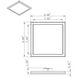 Blink LED 9 inch Bronze Flush Mount Ceiling Light