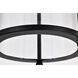 Yorktown 1 Light 10 inch Matte Black Pendant Ceiling Light