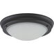 Poke LED 12 inch Aged Bronze Flush Mount Ceiling Light