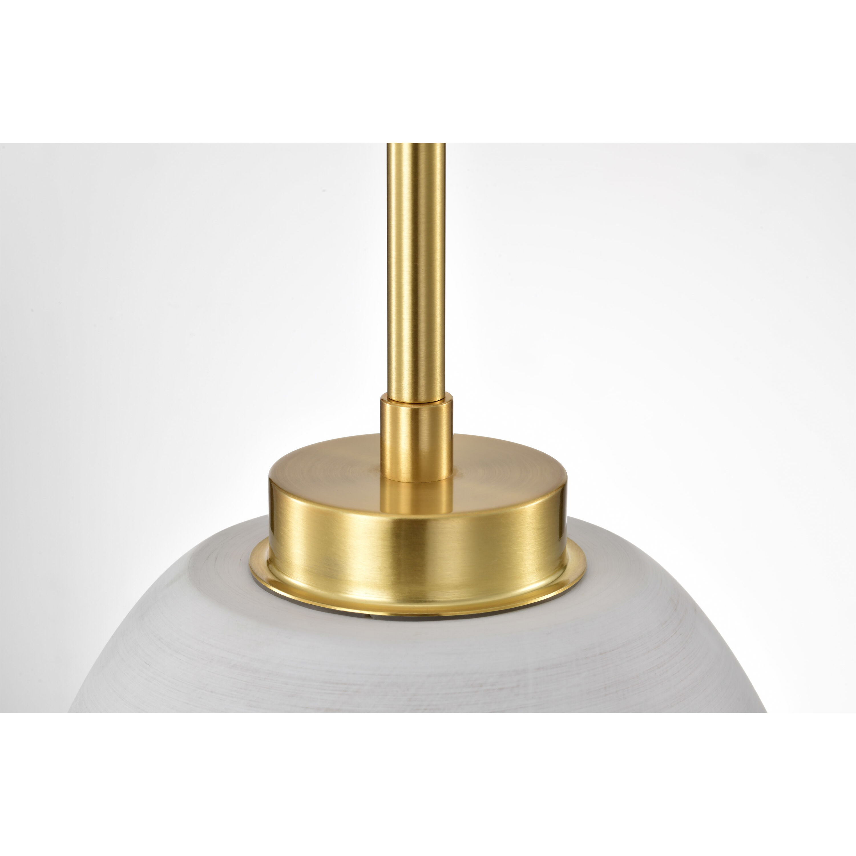 Collins 7.5 inch Brushed Brass Pendant Ceiling Light