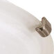 Brentwood 1 Light 13 inch Brushed Nickel Flush Mount Ceiling Light