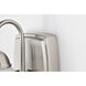 Brentwood LED 5 inch Brushed Nickel Wall Sconce Wall Light