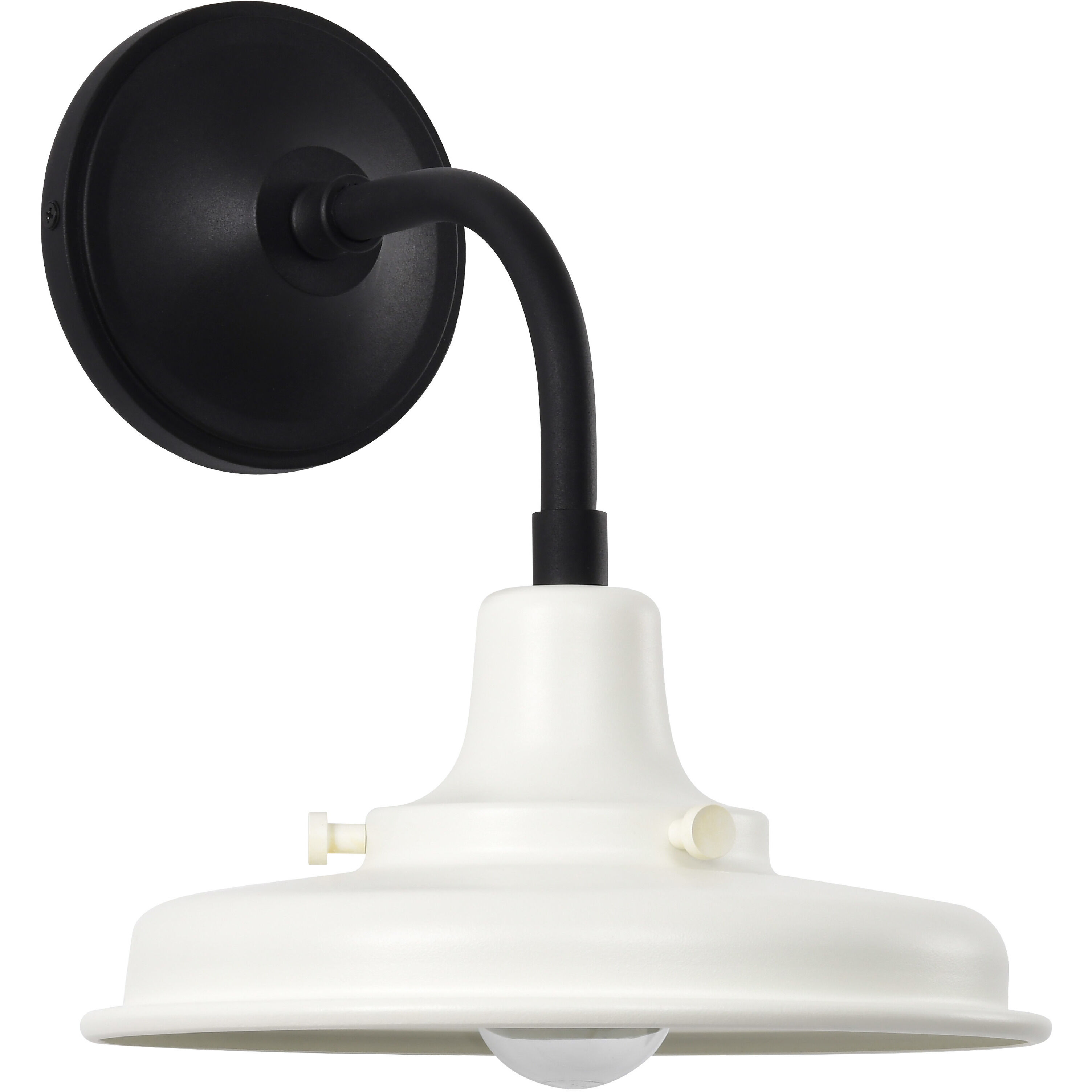 Morris 11.63 inch Black Outdoor Wall Light