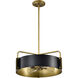 Altos 4 Light 18 inch Matte Black Pendant Ceiling Light