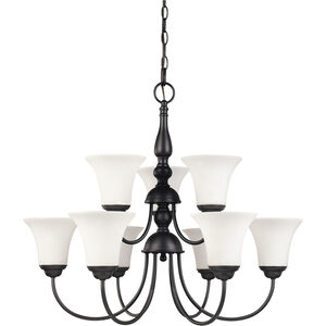 Dupont 9 Light 27.5 inch Dark Chocolate Bronze Chandelier Ceiling Light