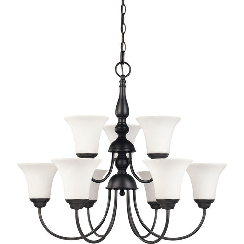 Dupont 9 Light 27.5 inch Dark Chocolate Bronze Chandelier Ceiling Light