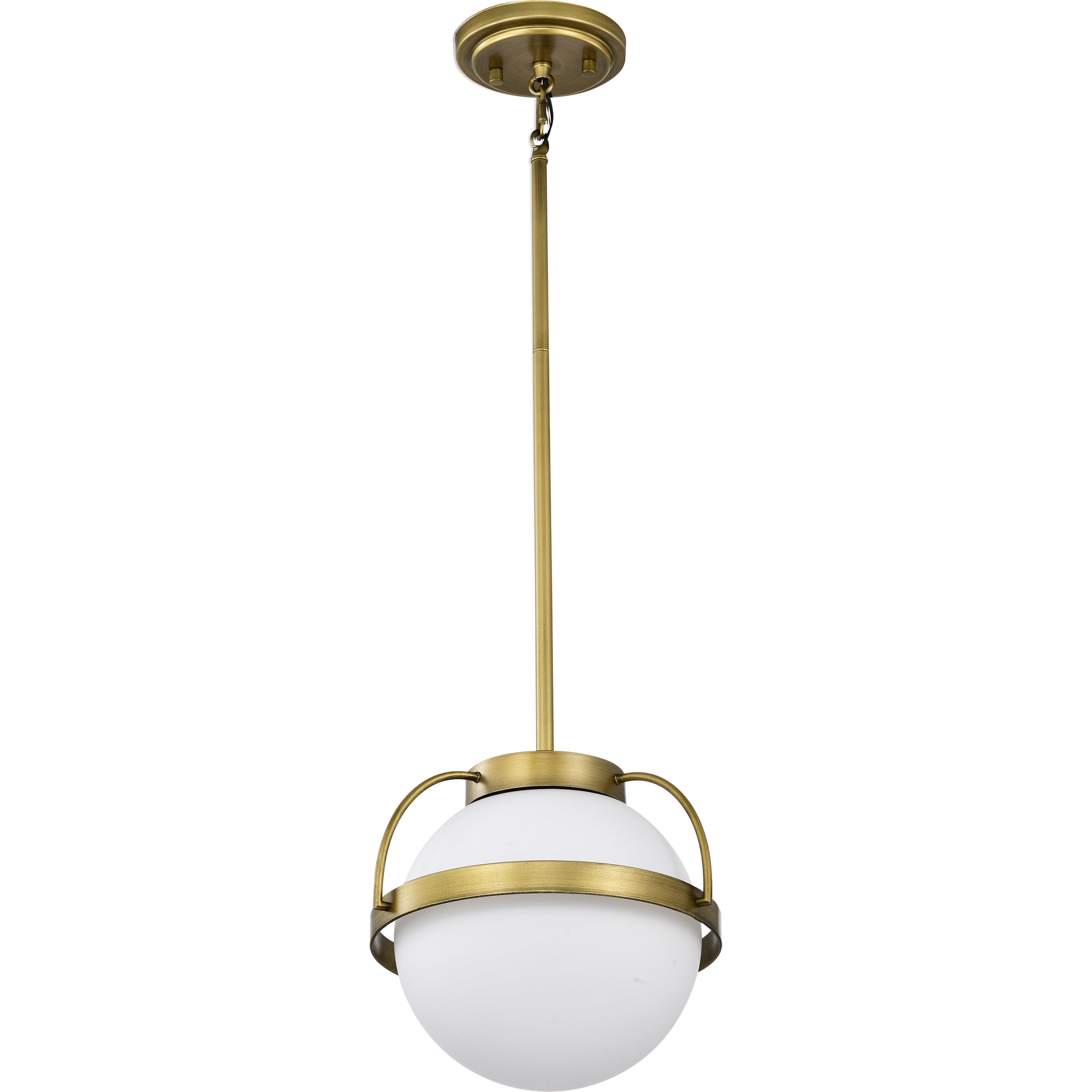 Lakeshore 1 Light 10 inch Natural Brass Pendant Ceiling Light