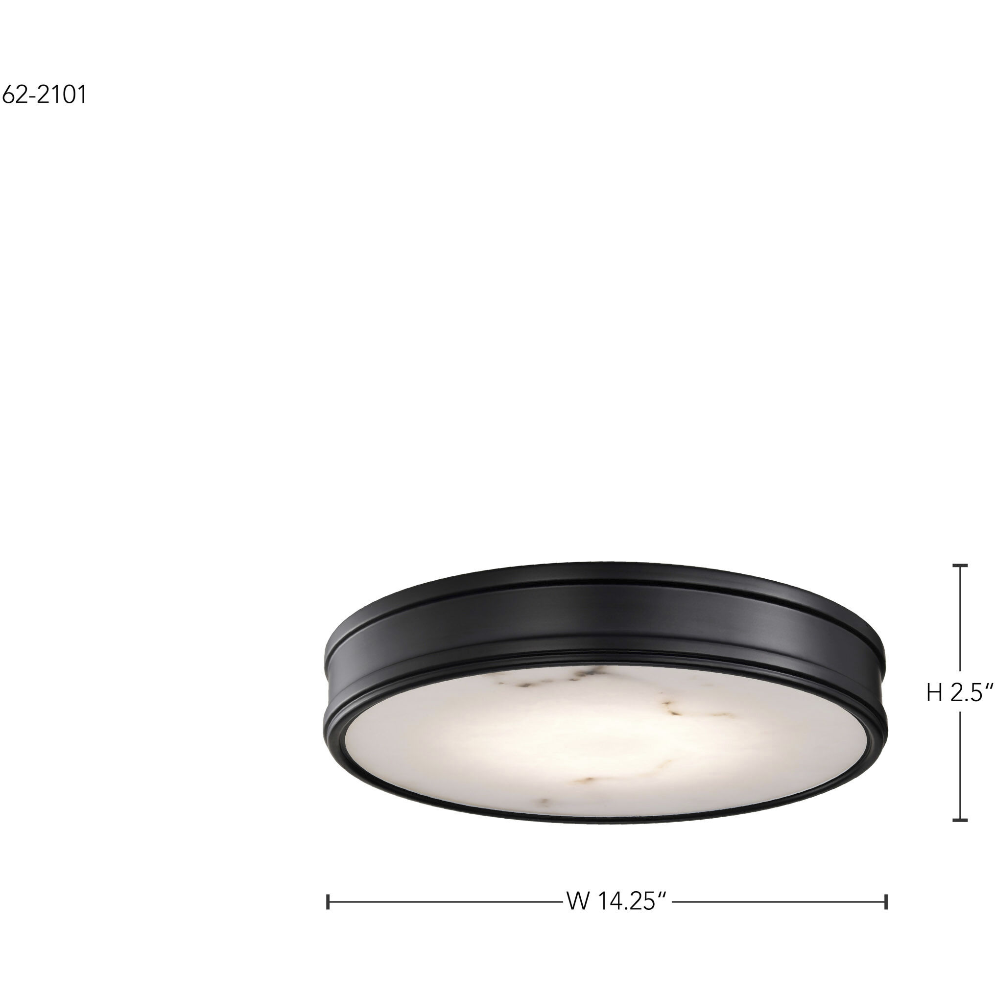Kendall LED 14.25 inch Matte Black Flush Mount Ceiling Light