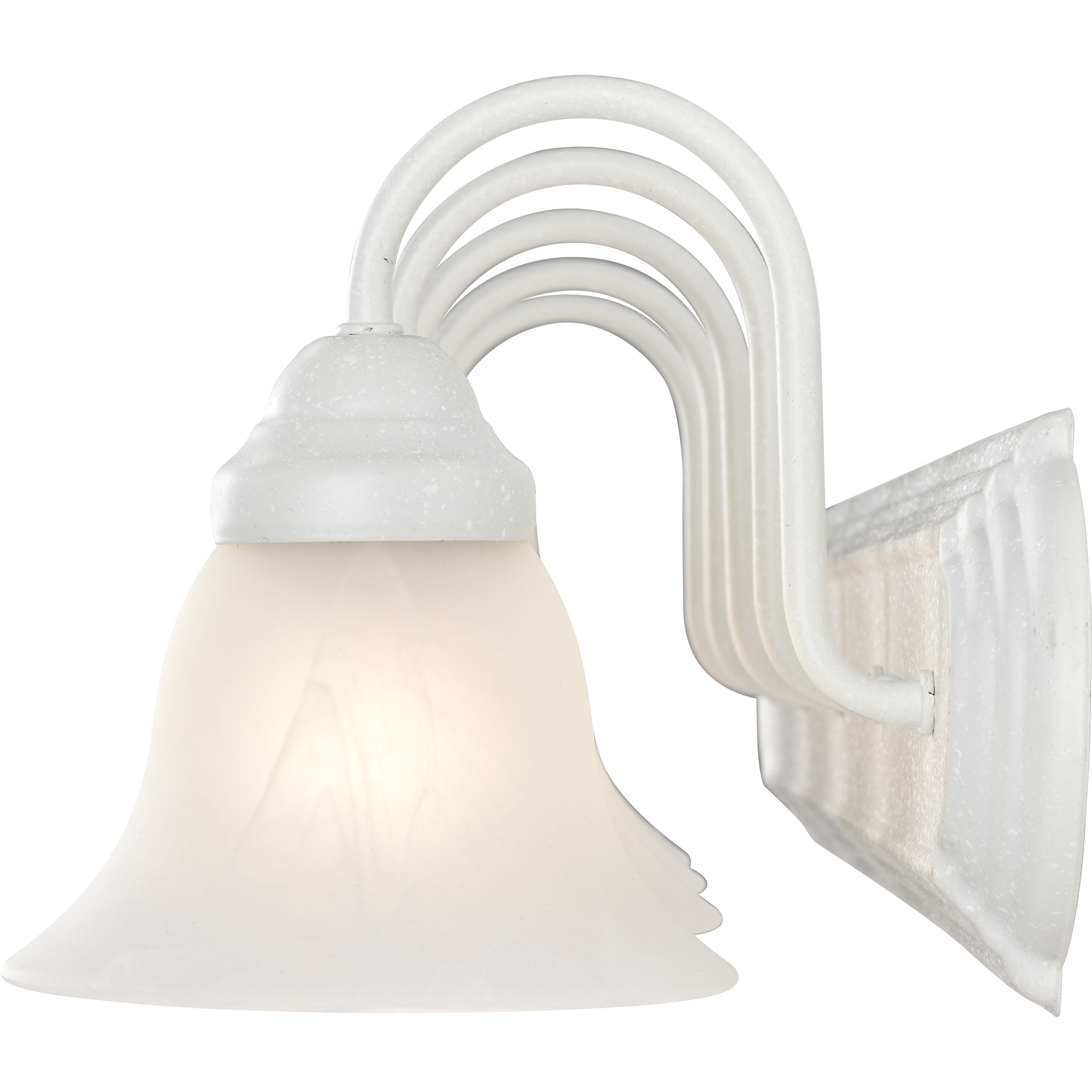 Ballerina 5 Light 36 inch Textured White Vanity Light Wall Light