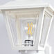 Brentwood 1 Light 17 inch White Outdoor Wall Lantern