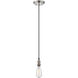 Vintage 1 Light 5 inch Polished Nickel Pendant Ceiling Light