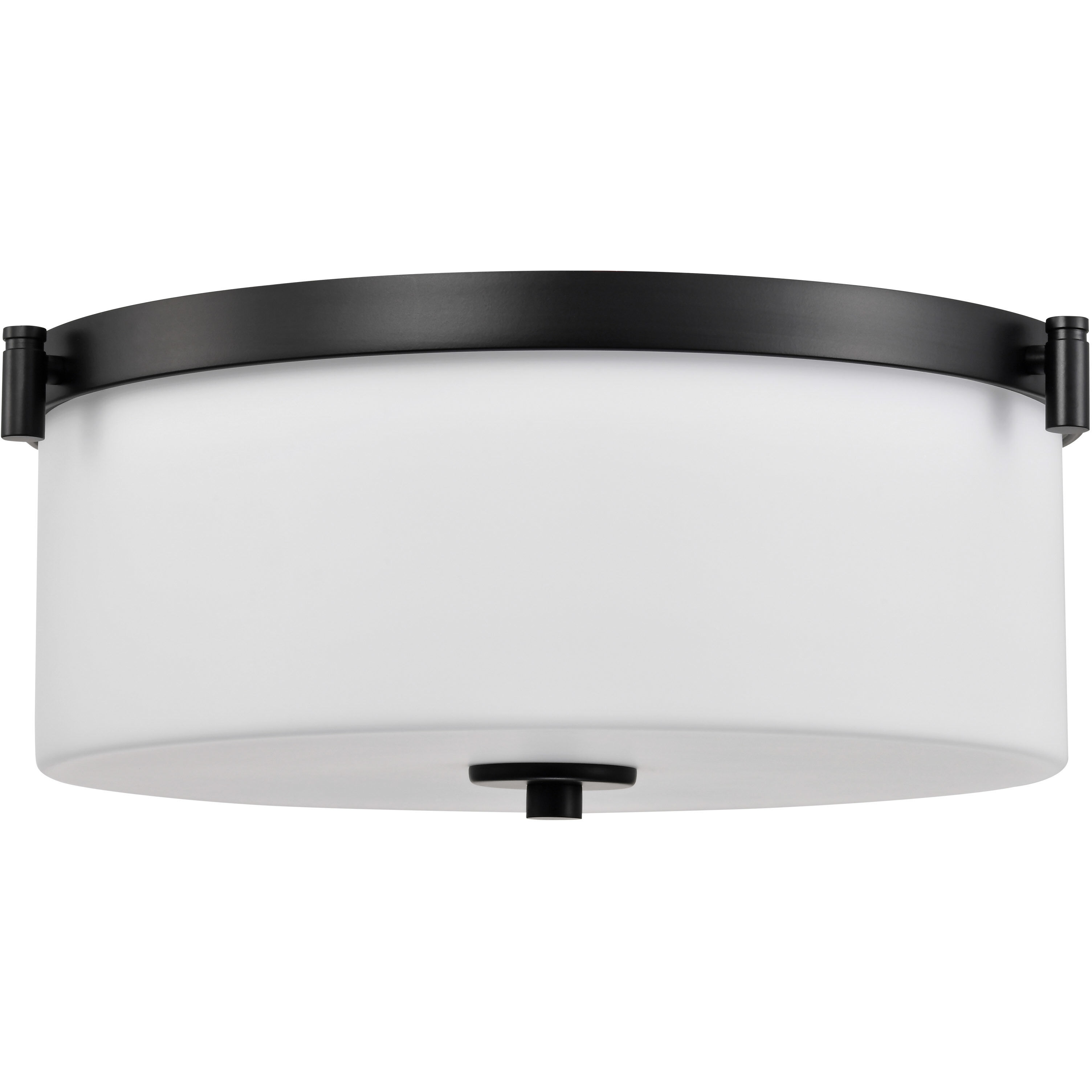 Liam 16.63 inch Matte Black Flush Mount Ceiling Light