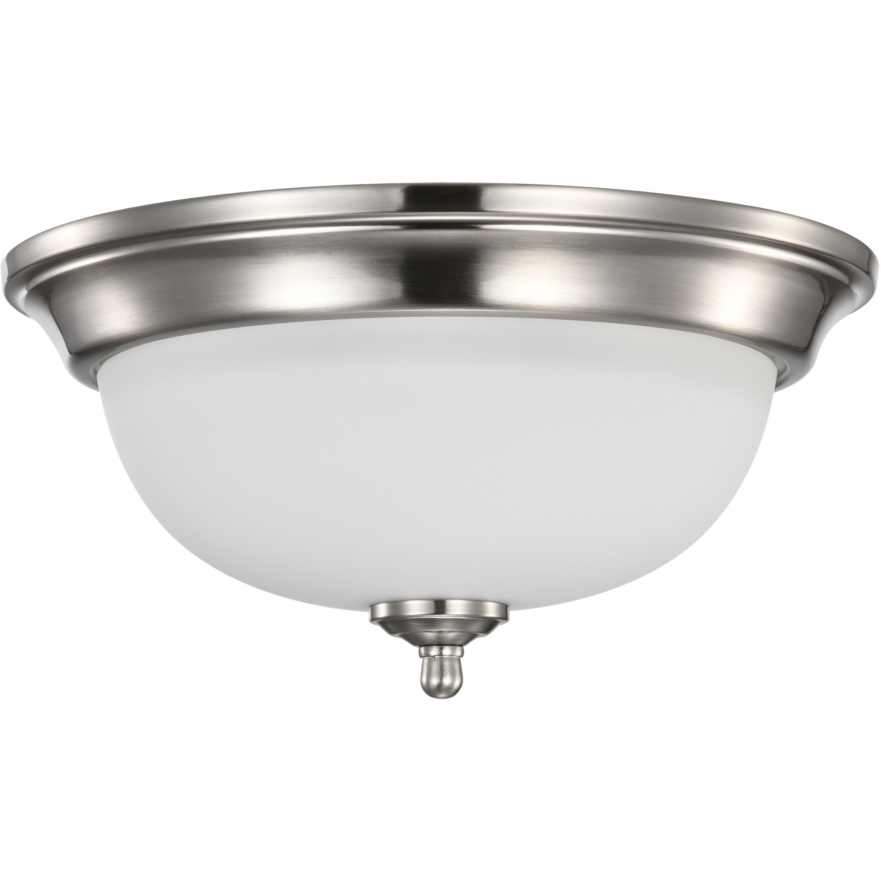 Brentwood LED 13 inch Brushed Nickel LED Flush Mount Ceiling Light