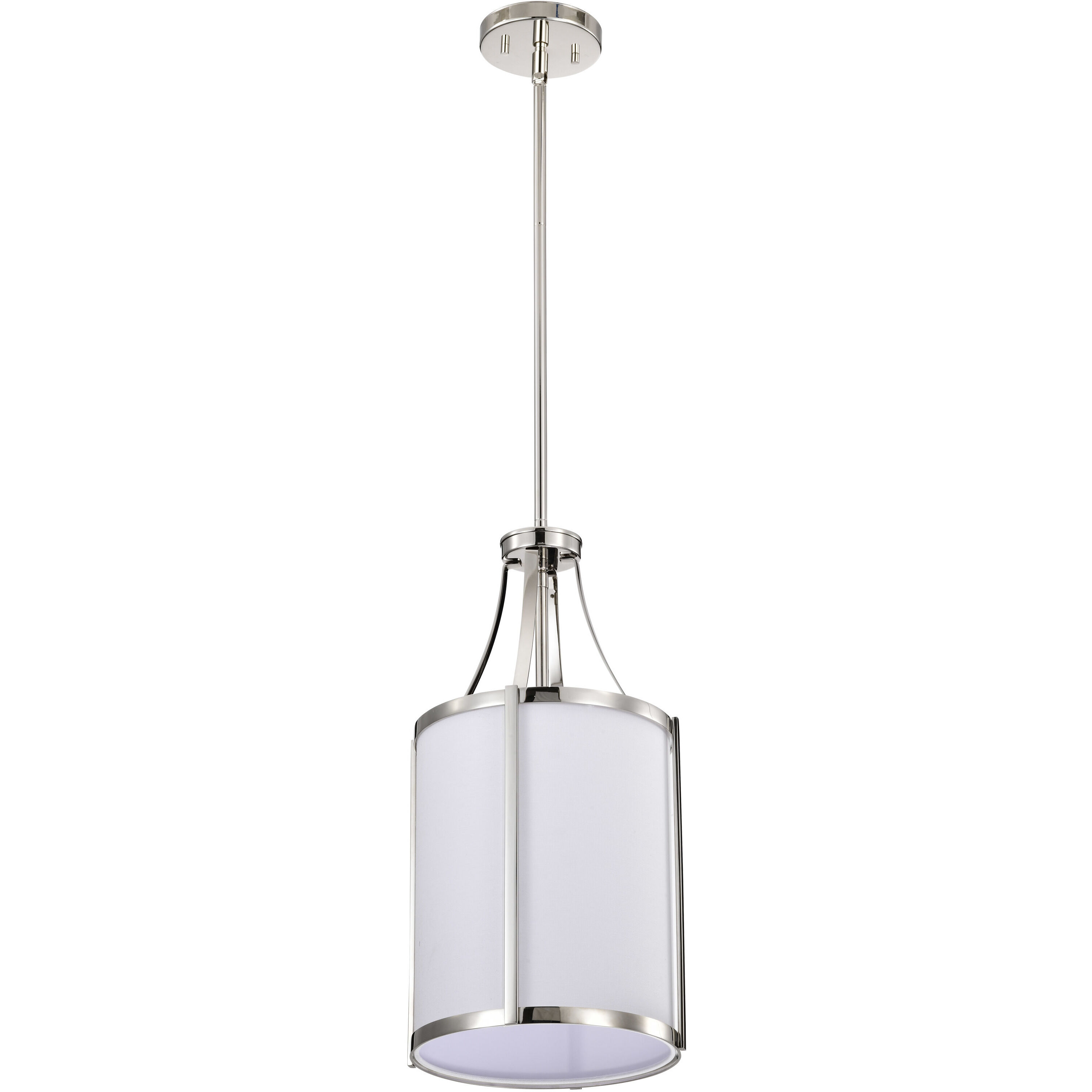 Easton 1 Light 9.75 inch Polished Nickel Pendant Ceiling Light