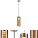 Pulse LED 3 inch Brushed Nickel Mini-Pendant Ceiling Light