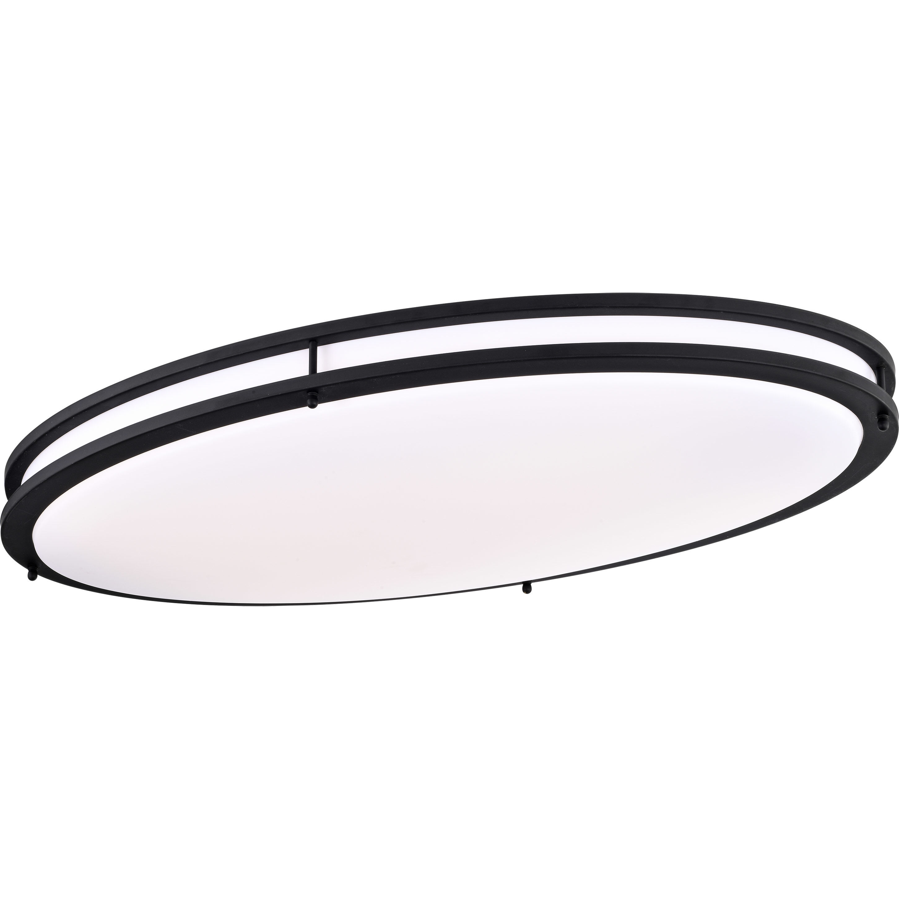 Glamour LED 18 inch Matte Black Flush Mount Ceiling Light