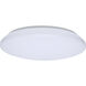 ColorQuick LED 13.98 inch White Flush Mount Ceiling Light
