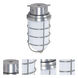 Brentwood 1 Light 5.5 inch Metallic Silver Outdoor Ceiling Mount