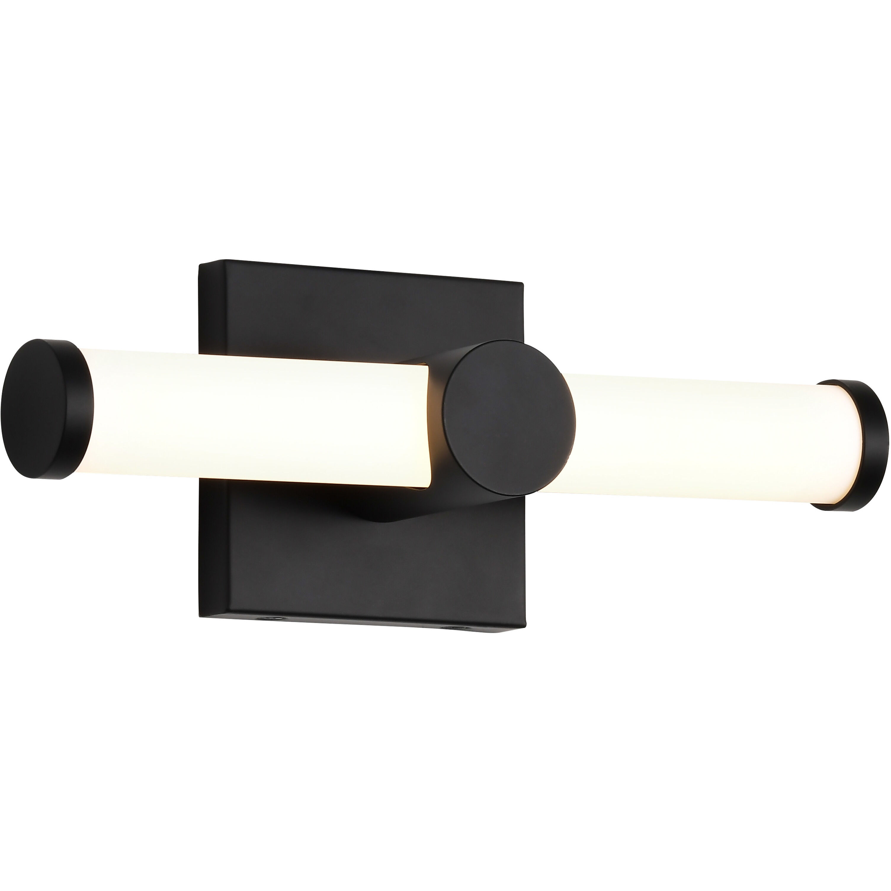 Bowman LED 12 inch Matte Black Vanity Light Wall Light