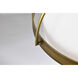 Lakeshore 1 Light 13 inch Natural Brass Pendant Ceiling Light