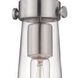 Beaker 1 Light 4.75 inch Brushed Nickel Mini Pendant Ceiling Light