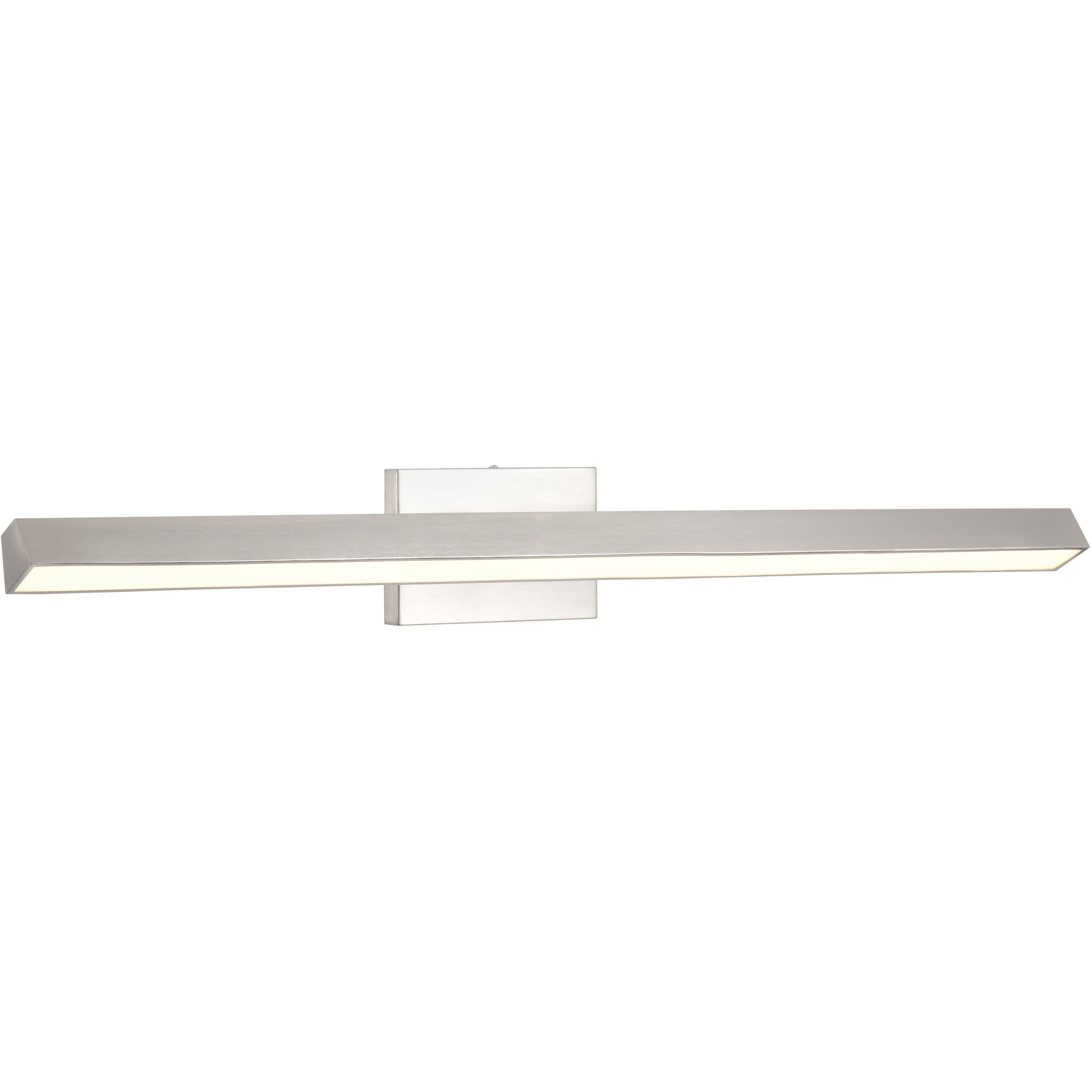 Mila LED 35.8 inch Brushed Nickel Vanity Wall Light