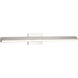 Mila LED 35.8 inch Brushed Nickel Vanity Wall Light