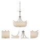 Laguna 4 Light 19.5 inch Brushed Nickel Pendant Ceiling Light